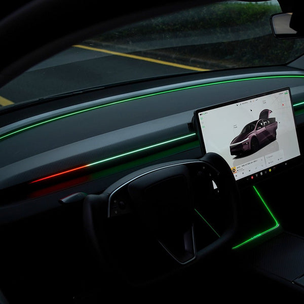 BSD Blind Spot Monitor RGB Ambient Lighting for Model 3/Y | OEM Screen Control - Tesery Official Store