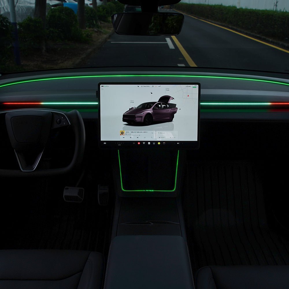 BSD Blind Spot Monitor RGB Ambient Lighting for Model 3/Y | OEM Screen Control - Tesery Official Store