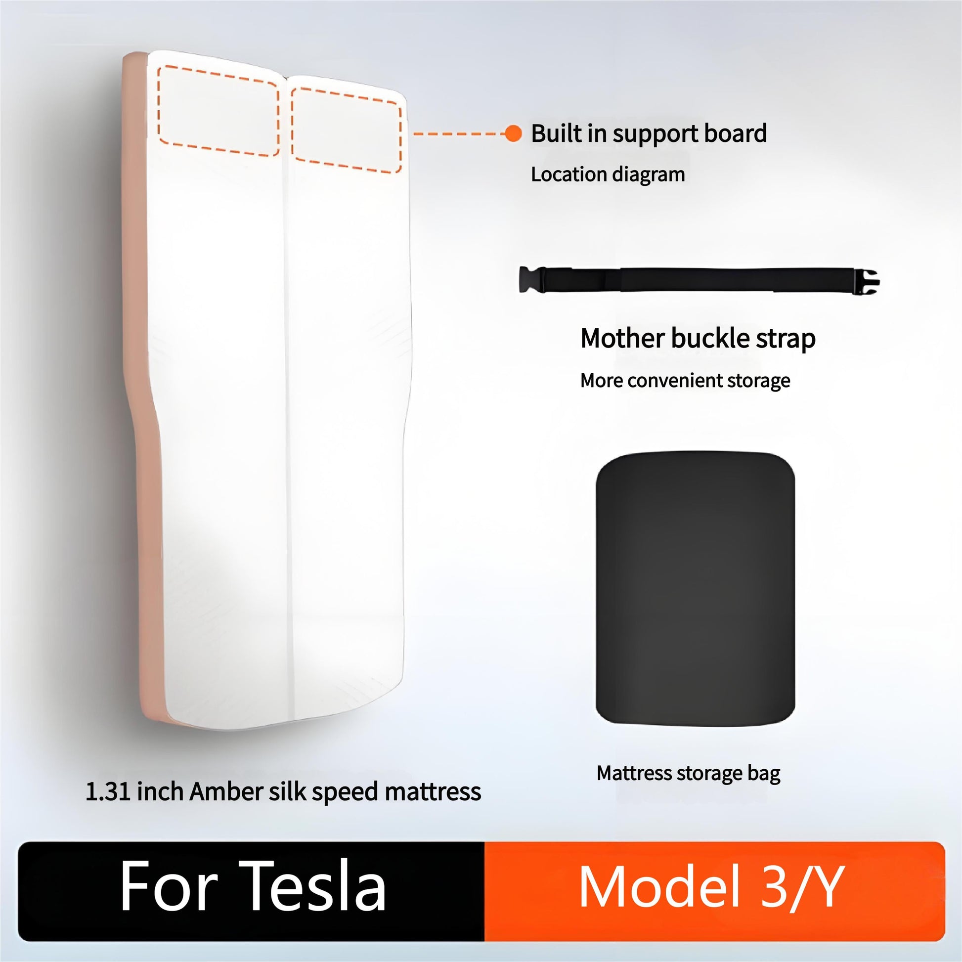 Car Camping Mattress for Tesla Model 3 / Model Y - Tesery Official Store