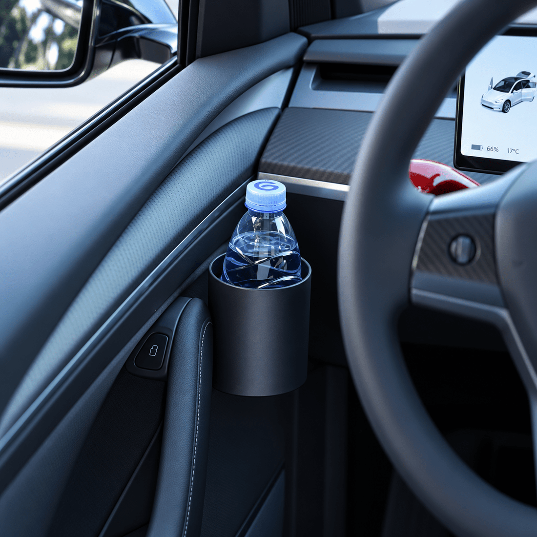 Car Door Cup Holder for Tesla Model Y & Model 3 Highland - Tesery Official Store