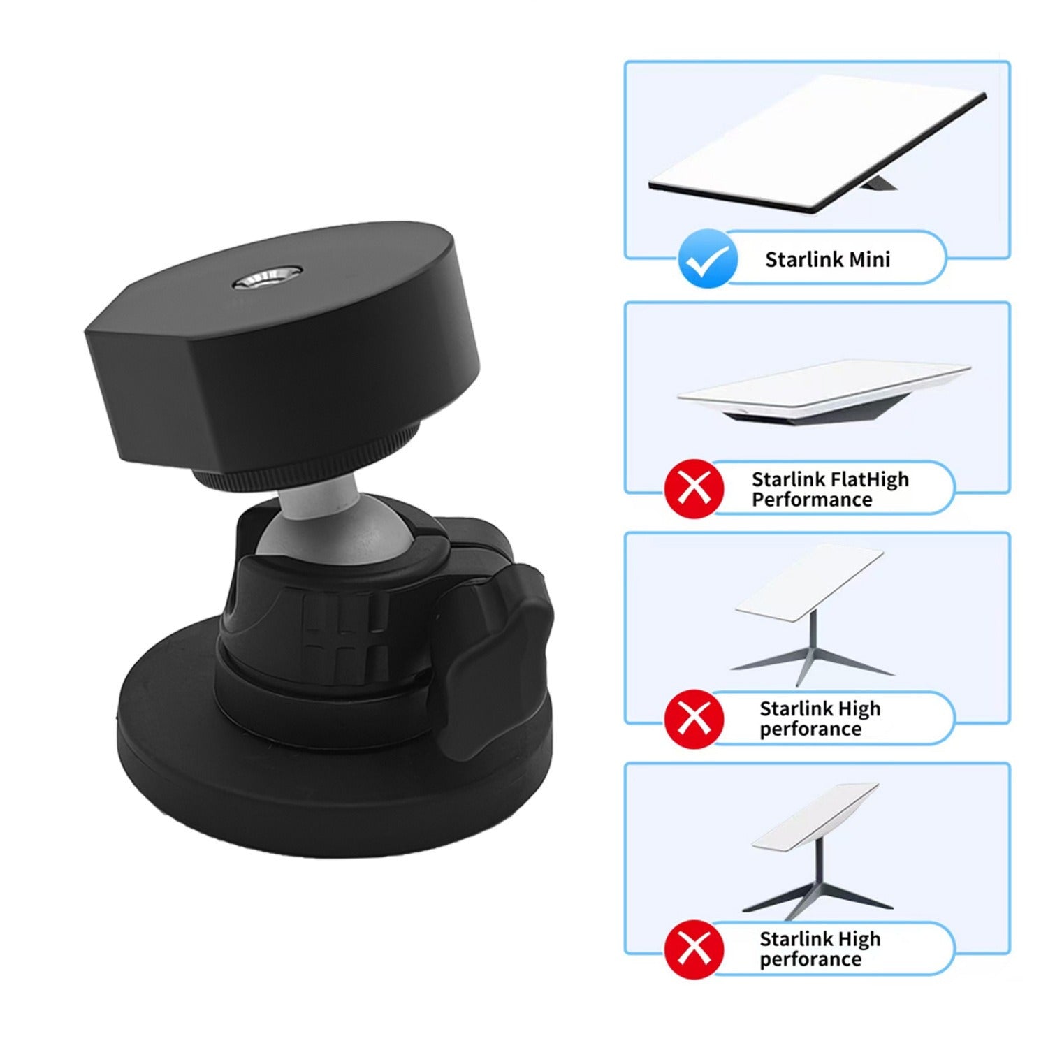 Car Roof Suction Cup Mount for Starlink Mini - Tesery Official Store