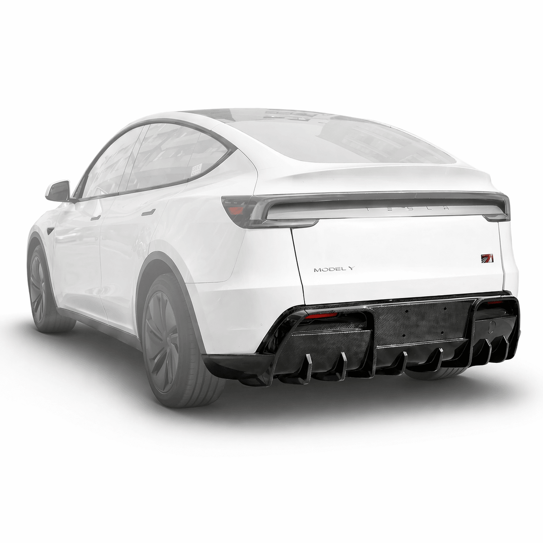 Model Y Rear Splitter Installation Tesla Rear Diffuser for Model Y & Model 3 | Enhanced Aerodynamics
