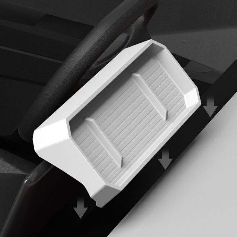 Cybertruck Center Console Behind Screen Storage Box