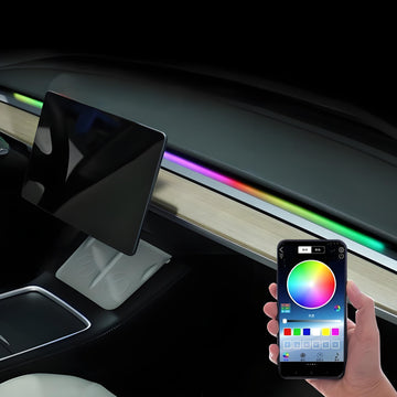 Center Console + Dashboard Ambient Light for Tesla Model 3 / Model Y