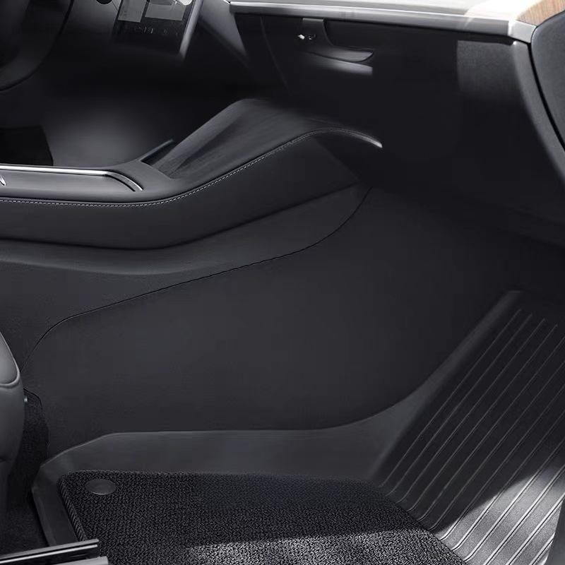 テスラ モデルY ジュニパー センターコンソール サイド アンチキックマット