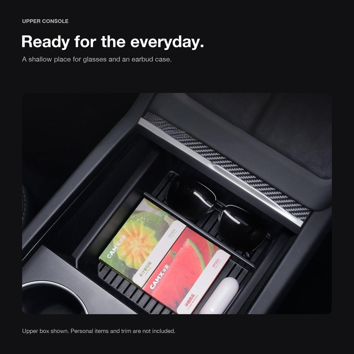 Center Console Storage Box for Model 3 Highland & Model Y Juniper | 3 Locations - Tesery Official Store