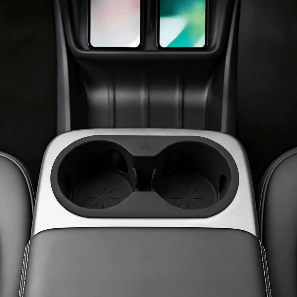 Central Console Silicone Cupholder Liner for Model Y Standard - Tesery Official Store