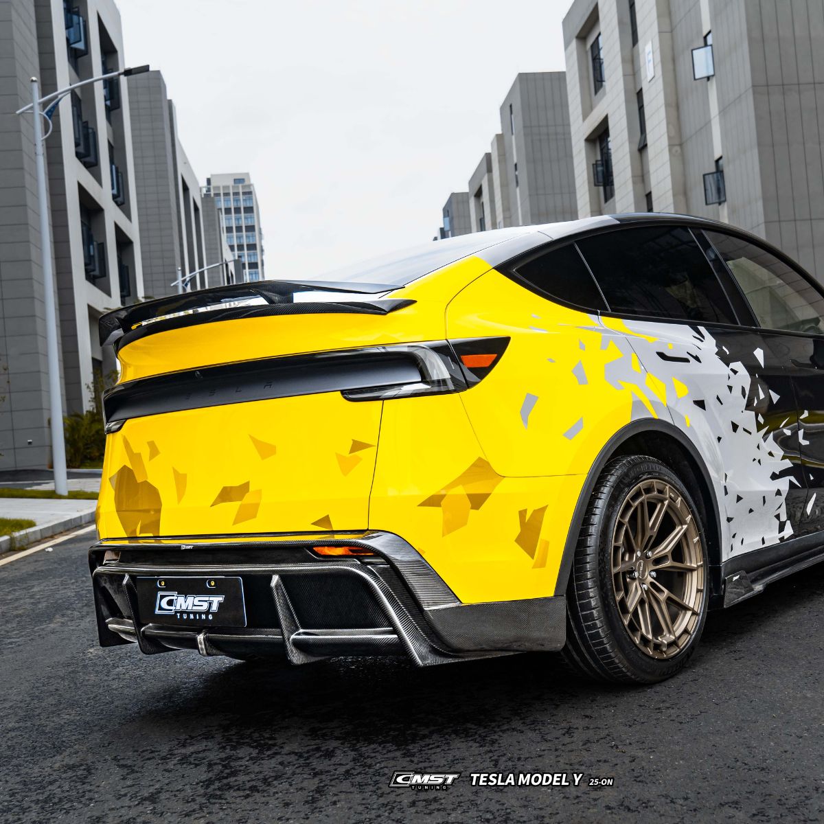 CMST V1 Carbon Fiber Spoiler for Model Y Juniper - Tesery Official Store
