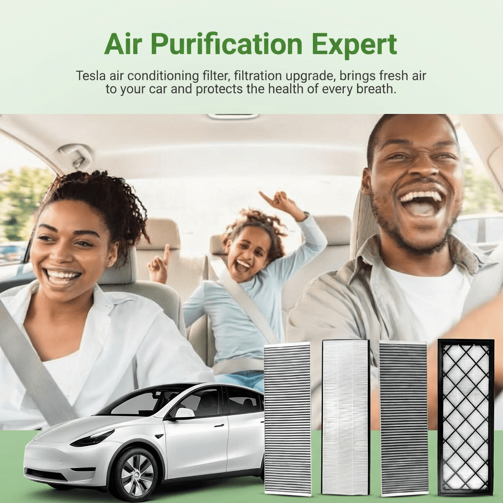 Complete HEPA Cabin Air Filter Set for Model Y | Upper & Lower 4 - Pack/ Internal & External 6 - Pack - Tesery Official Store