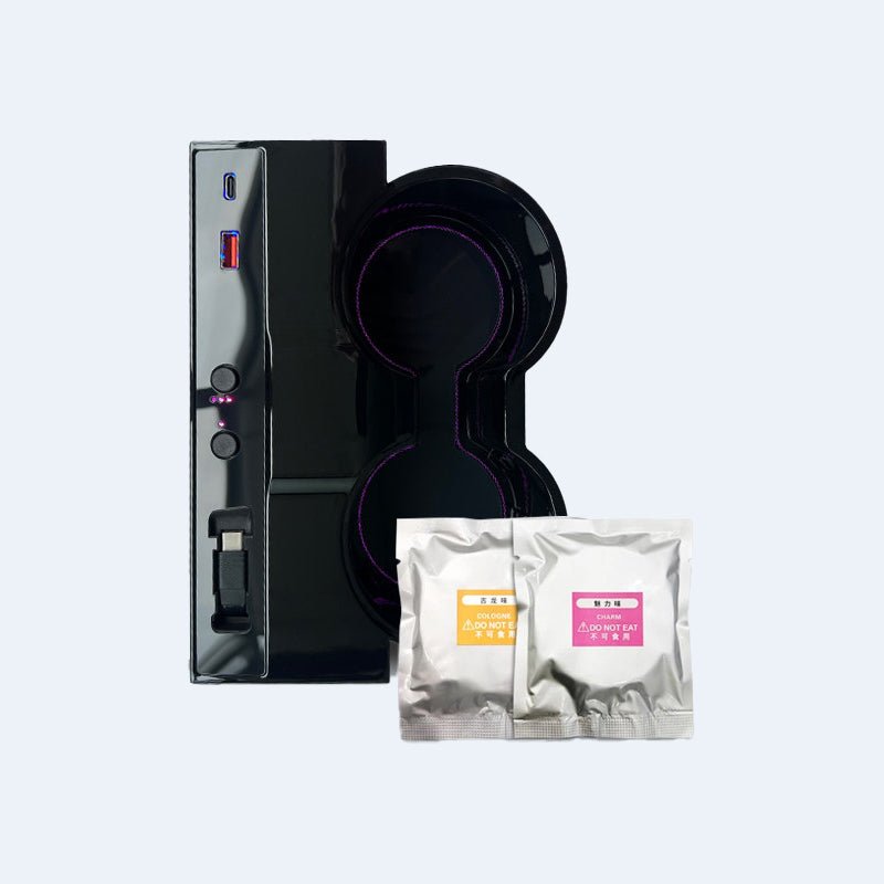 Console Cup Holder Expansion Dock with Lighting for Tesla Model 3 Highland / Y Juniper - Tesery Official Store