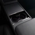 Console Cup Holder Expansion Dock with Lighting for Tesla Model 3 Highland / Y Juniper - Tesery Official Store