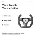 Custom Carbon Fiber Steering Wheel for Tesla Model 3 / Y【F1 Style】 - Tesery Official Store