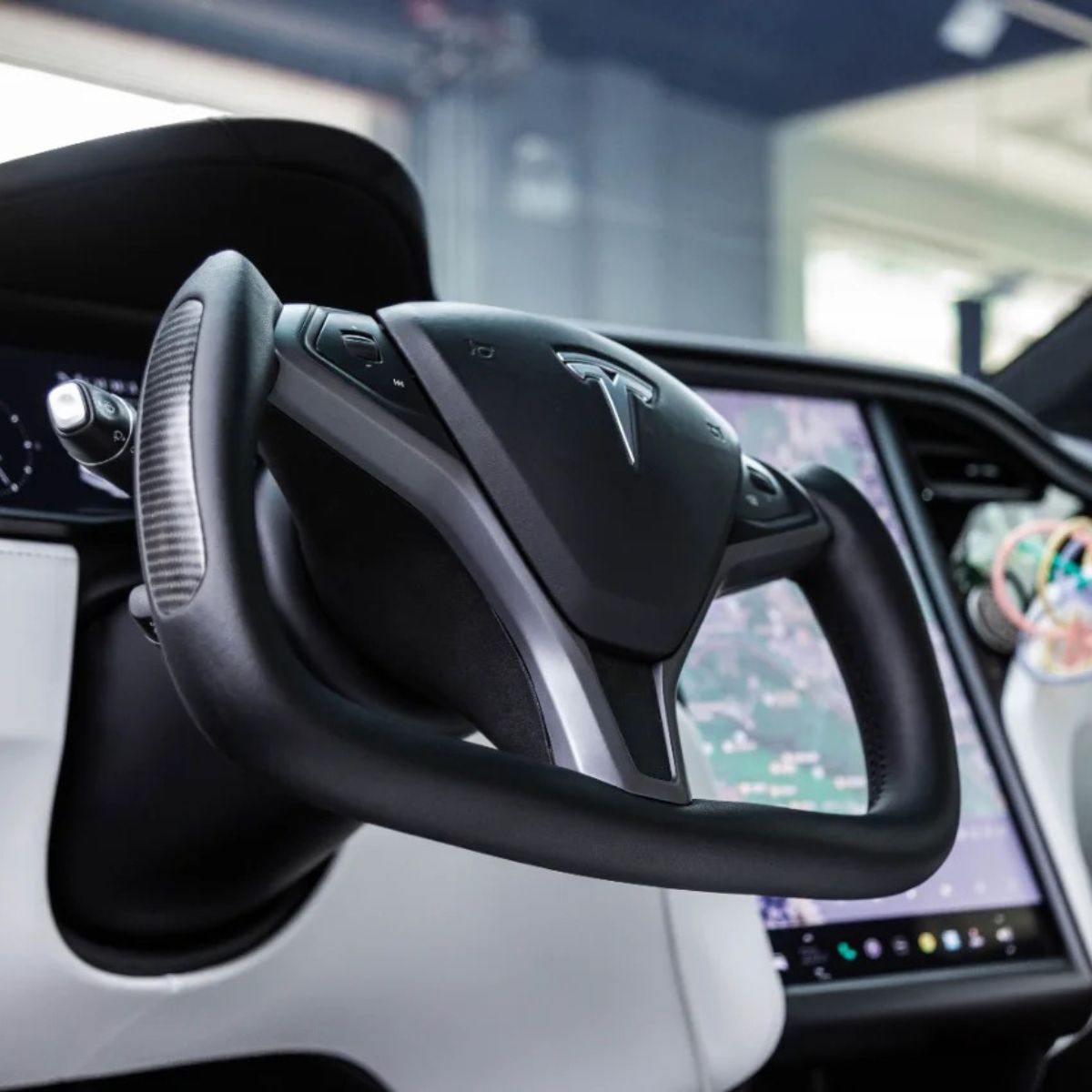 Tesla Stering Less Car Model X/S Yoke Steering Wheel Replacement 2012-2020 | Tesery