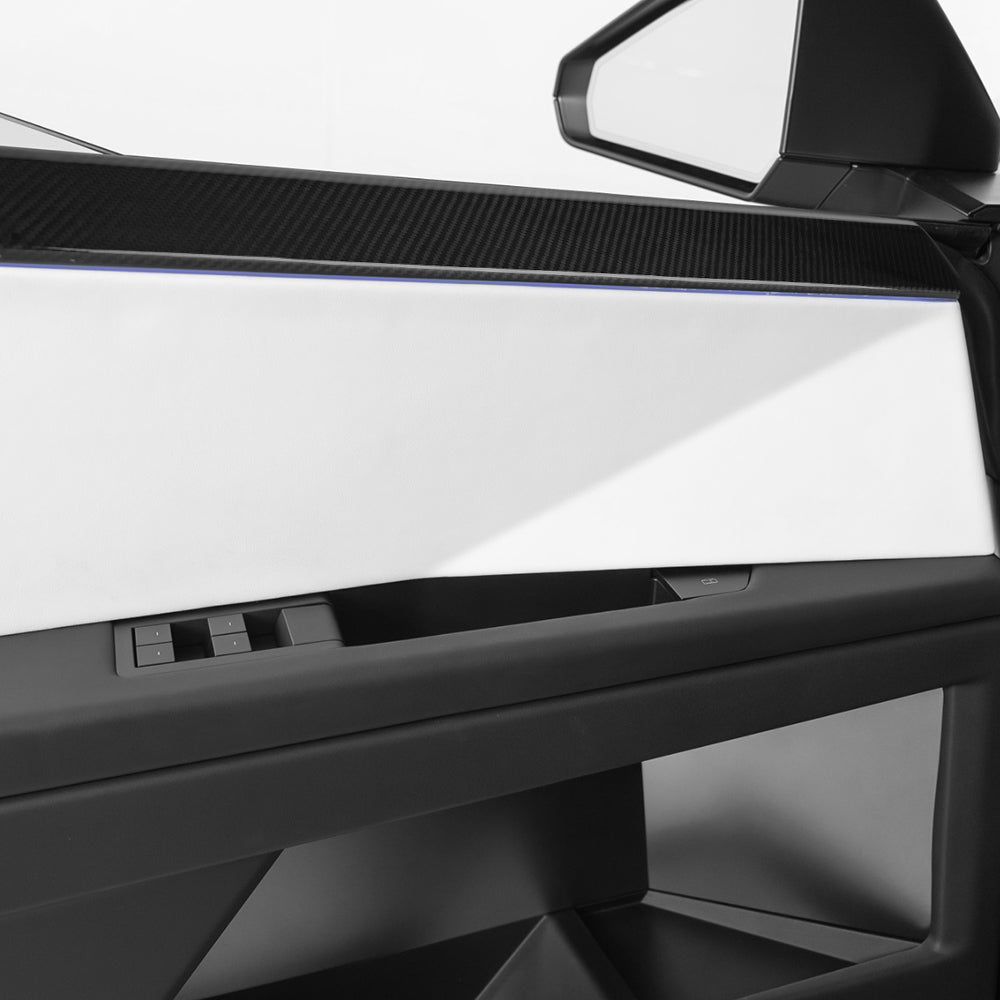 Cybertruck Carbon Fiber Door Panel Covers 4 Packs - Tesery Official Store