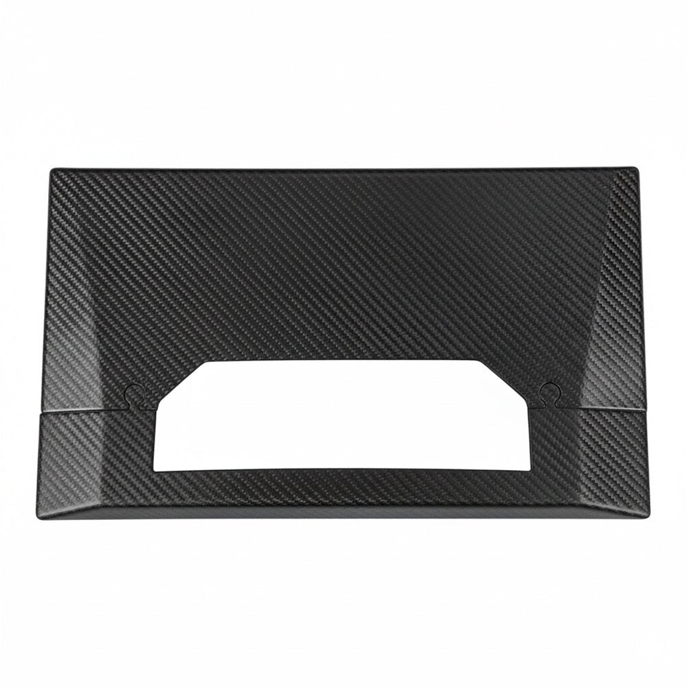 Cybertruck Display Back Overlay - Real Dry Carbon Fiber