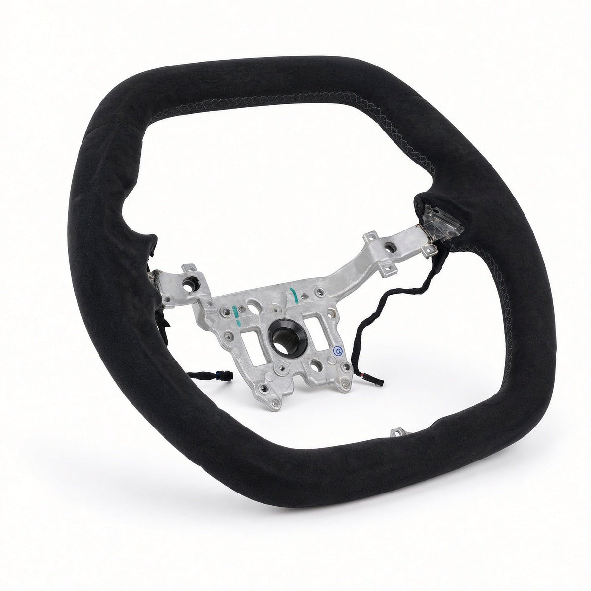 D-Shaped Alcantara Steering Wheel for Model 3 Highland / Model Y Juniper - Tesery Official Store
