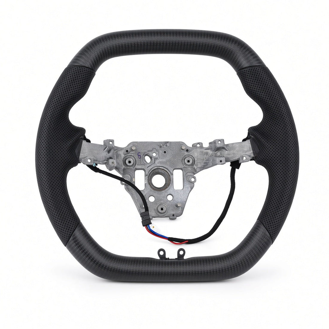 D-Shaped Carbon Fiber Steering Wheel for Model 3 Highland / Model Y Juniper - Tesery Official Store