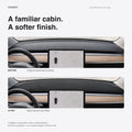 Dashboard Blackout Mat for Model 3/Y Anti-Glare Flannel Dash Cover - Tesery Official Store