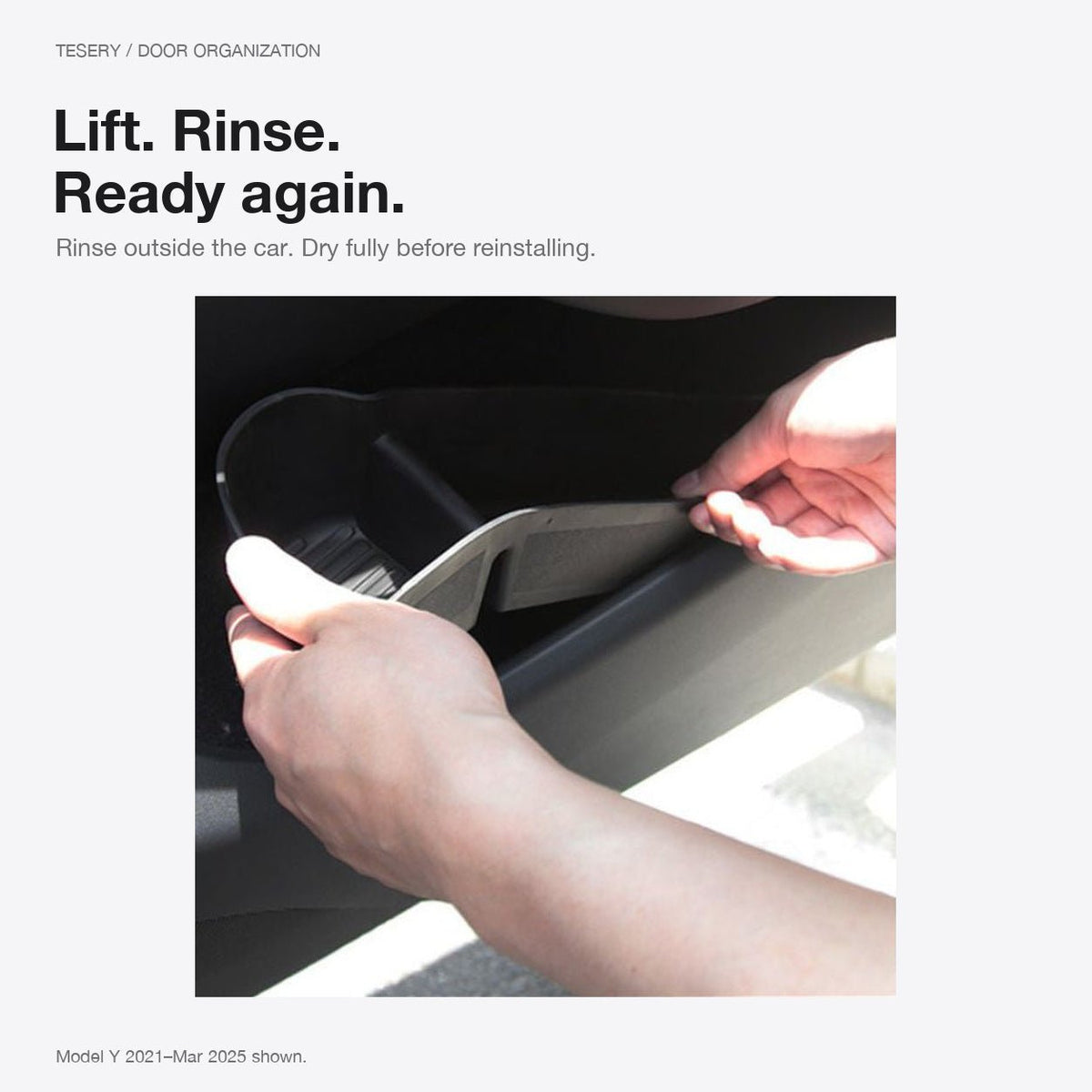 Door Side Organizer Tray for Tesla Model Y Juniper / Model YL - Tesery Official Store