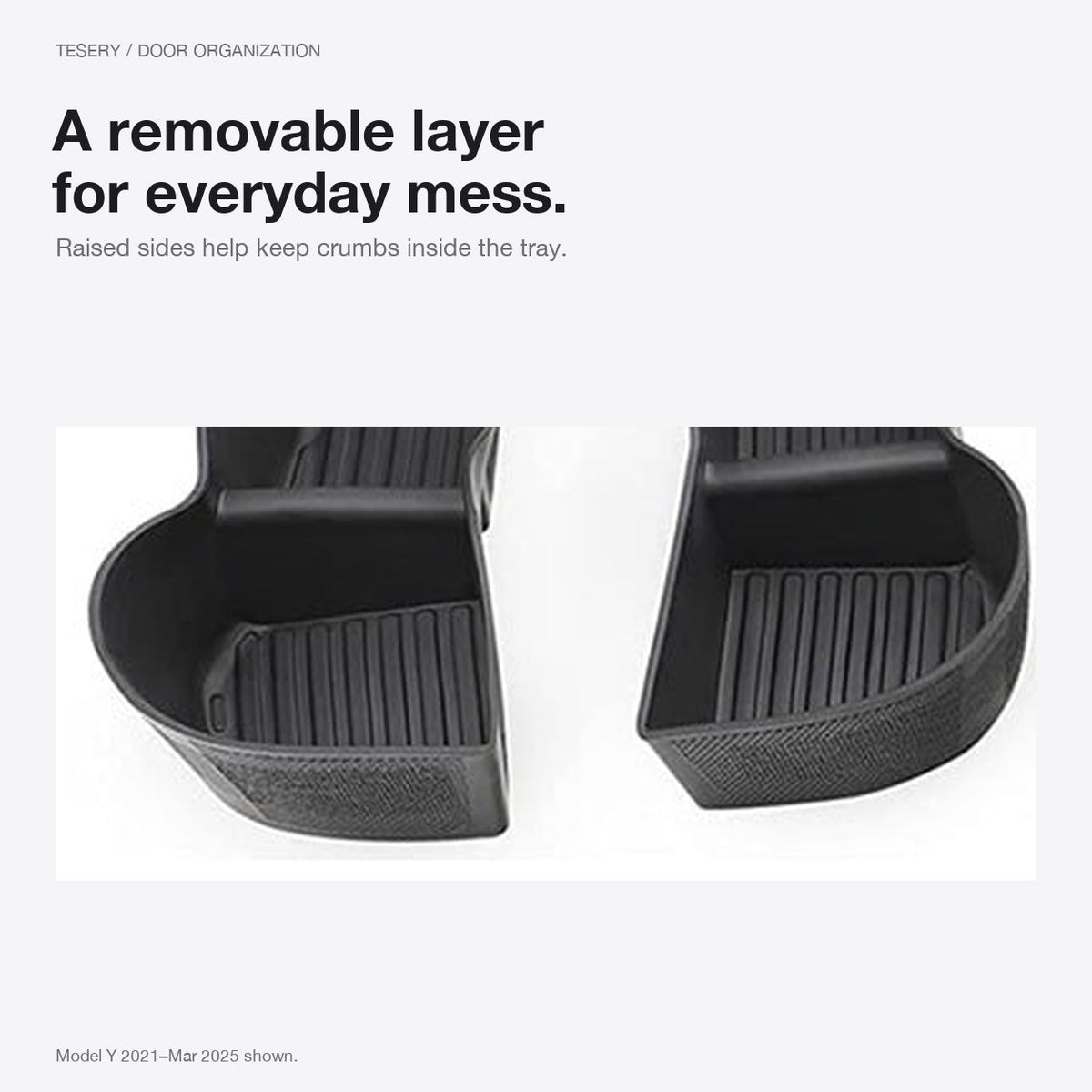 Door Side Organizer Tray for Tesla Model Y Juniper / Model YL - Tesery Official Store