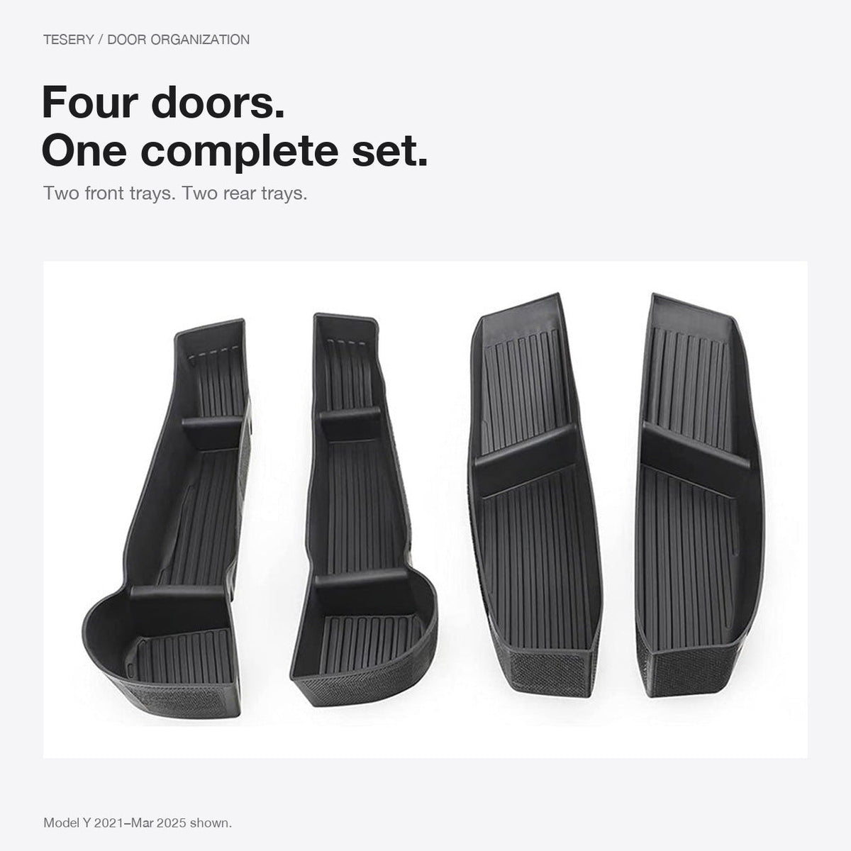 Door Side Organizer Tray for Tesla Model Y Juniper / Model YL - Tesery Official Store