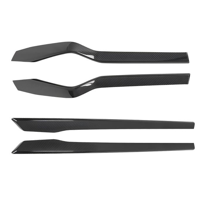 Door Trim Dry Carbon Fiber Overlay for Model S/X - Tesery Official Store