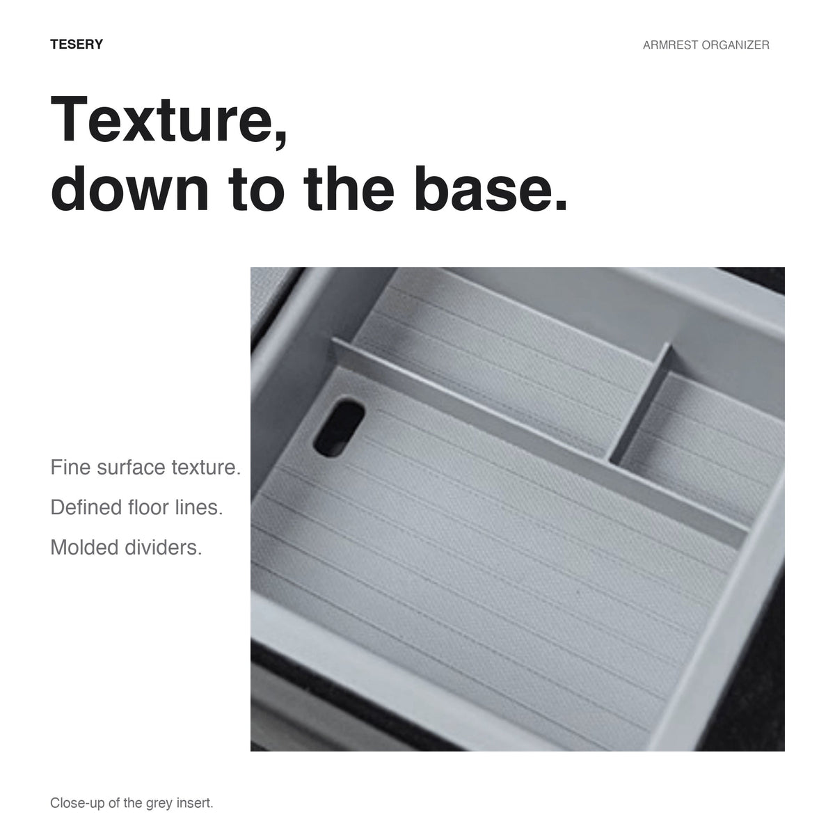 Double-Layer Center Armrest Storage Box for Model 3 Highland/Y Juniper | 3 Colors - Tesery Official Store
