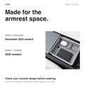 Double-Layer Center Armrest Storage Box for Model 3 Highland/Y Juniper | 3 Colors - Tesery Official Store