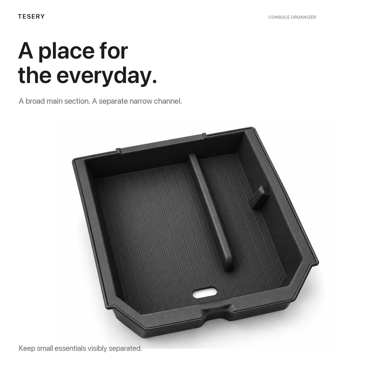 Double-Layer Center Console Storage Box for Model 3 Highland/Y Juniper | 3 Colors - Tesery Official Store