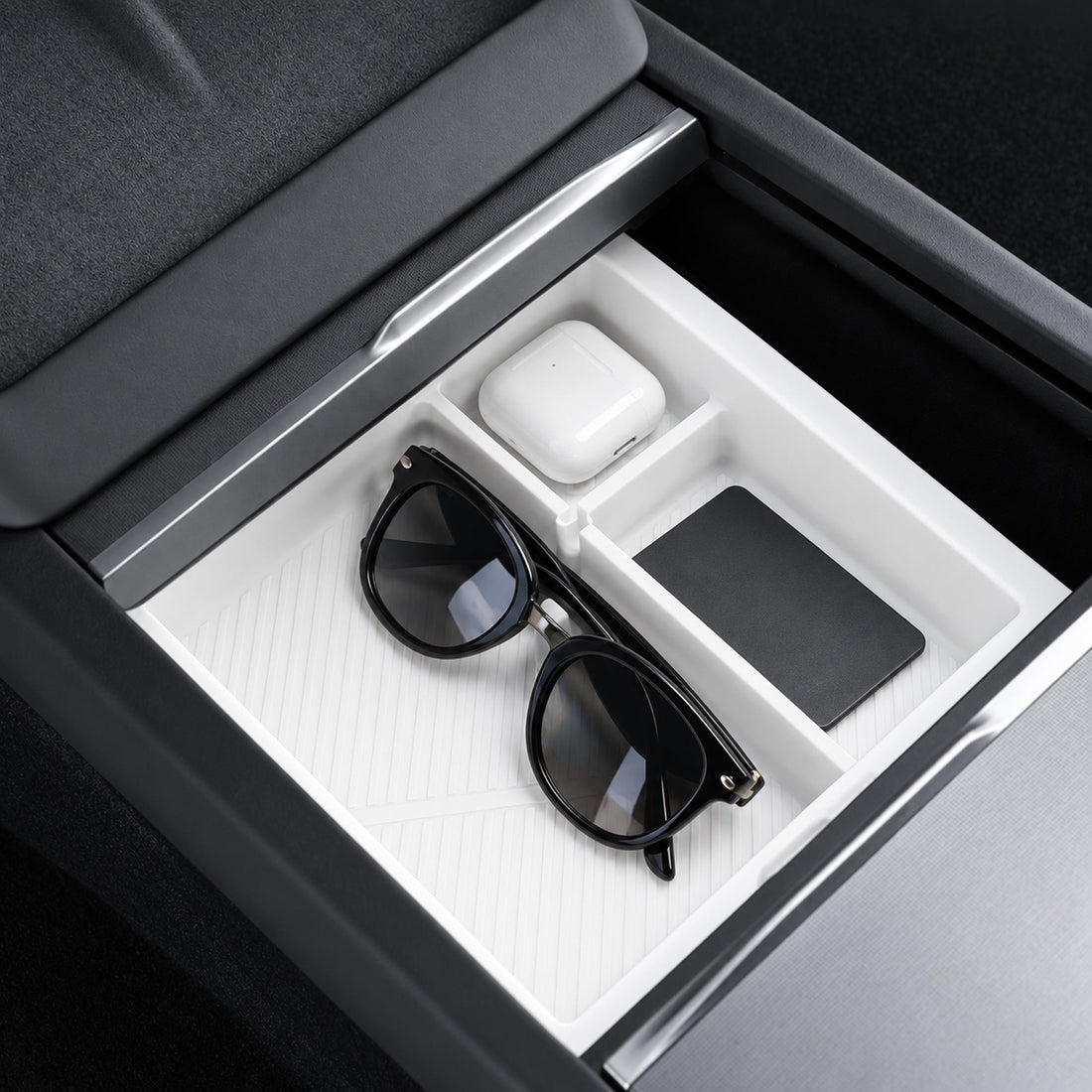 Double-Layer Center Console Tray for Model 3 Highland / Model Y Juniper / YL - Tesery Official Store