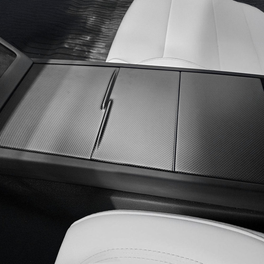 Model Y Juniper / Model 3 Highland Carbon Fiber Center Console Cover