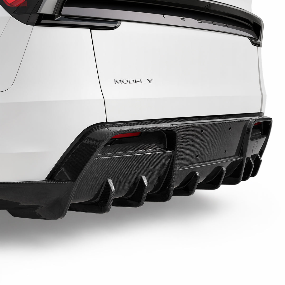 Dry Carbon Fiber Rear Diffuser for Model Y Juniper - High Performance Exterior Upgrade - Tesery Official Store