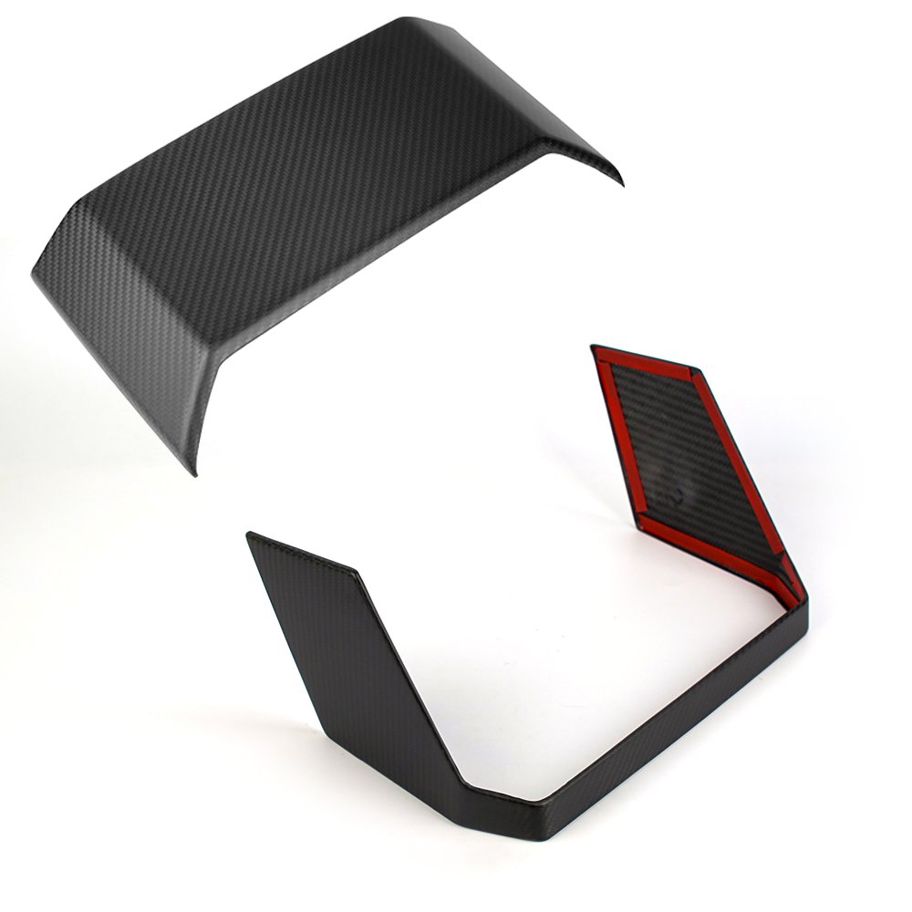 Tesla Cybertruck Dry Carbon Fiber Rear Screen Frame Cover/ Frame Full Wrap