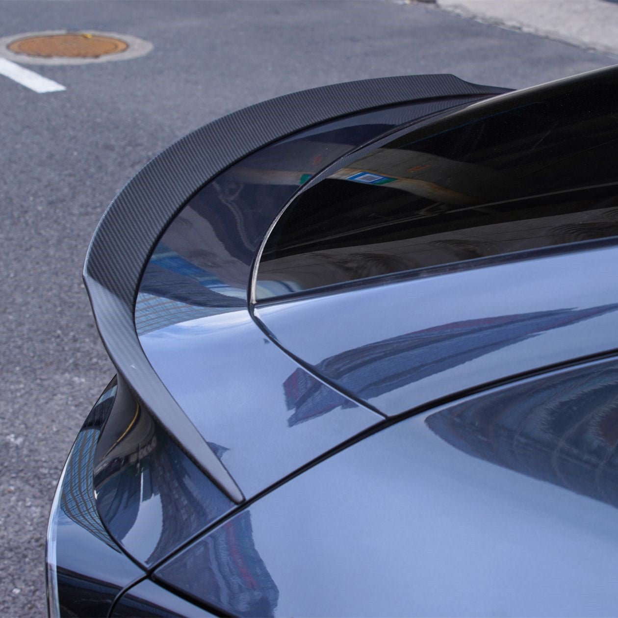 Dry Carbon Fiber Rear Spoiler Wing for Model Y Juniper | OEM YL Style - Tesery Official Store
