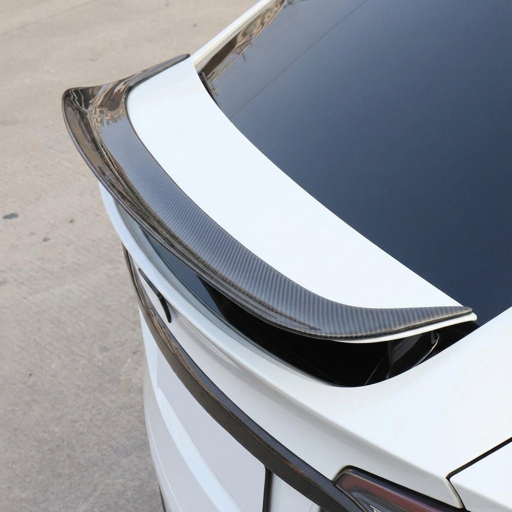 Dry Carbon Fiber Spoiler R - Style for Model X 2023 - 2025 | Tesery - Tesery Official Store