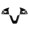 Dry Carbon Fiber Steering Wheel Trim Cover for Model 3 Highland / Model Y Juniper (3 Pieces) - Tesery Official Store