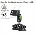 Dual - Suction Car Windowscreen Phone Mount | Navigation & Filming - Tesery Official Store