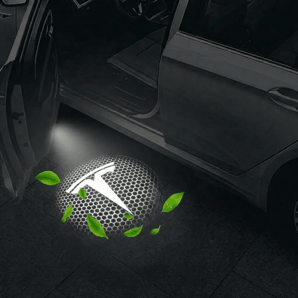 Dynamic 3D LED Puddle Lights for Model 3/Y (2017 - Present) | 360° Adjustable - Tesery Official Store