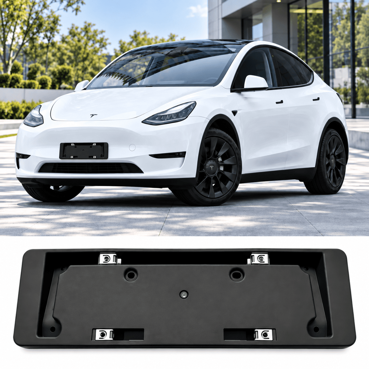 EU Front License Plate Bracket for Tesla Model 3 & Model Y - Tesery Official Store