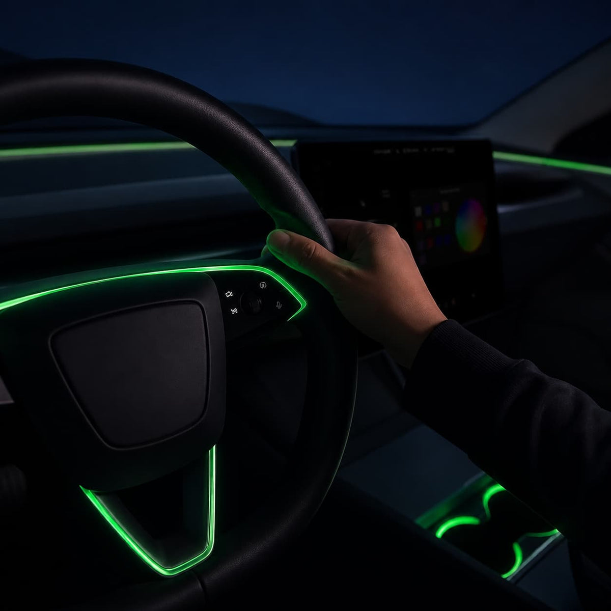 Factory-Sync RGB Ambient Light Kit for Model 3 Highland/ Y Juniper/ YL - Tesery Official Store