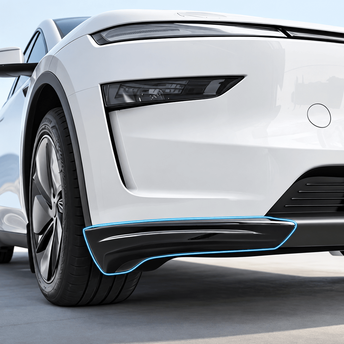 Front Bumper Corner Guards for Tesla Model Y Juniper / Model YL (2-Piece) | ABS - Tesery Official Store