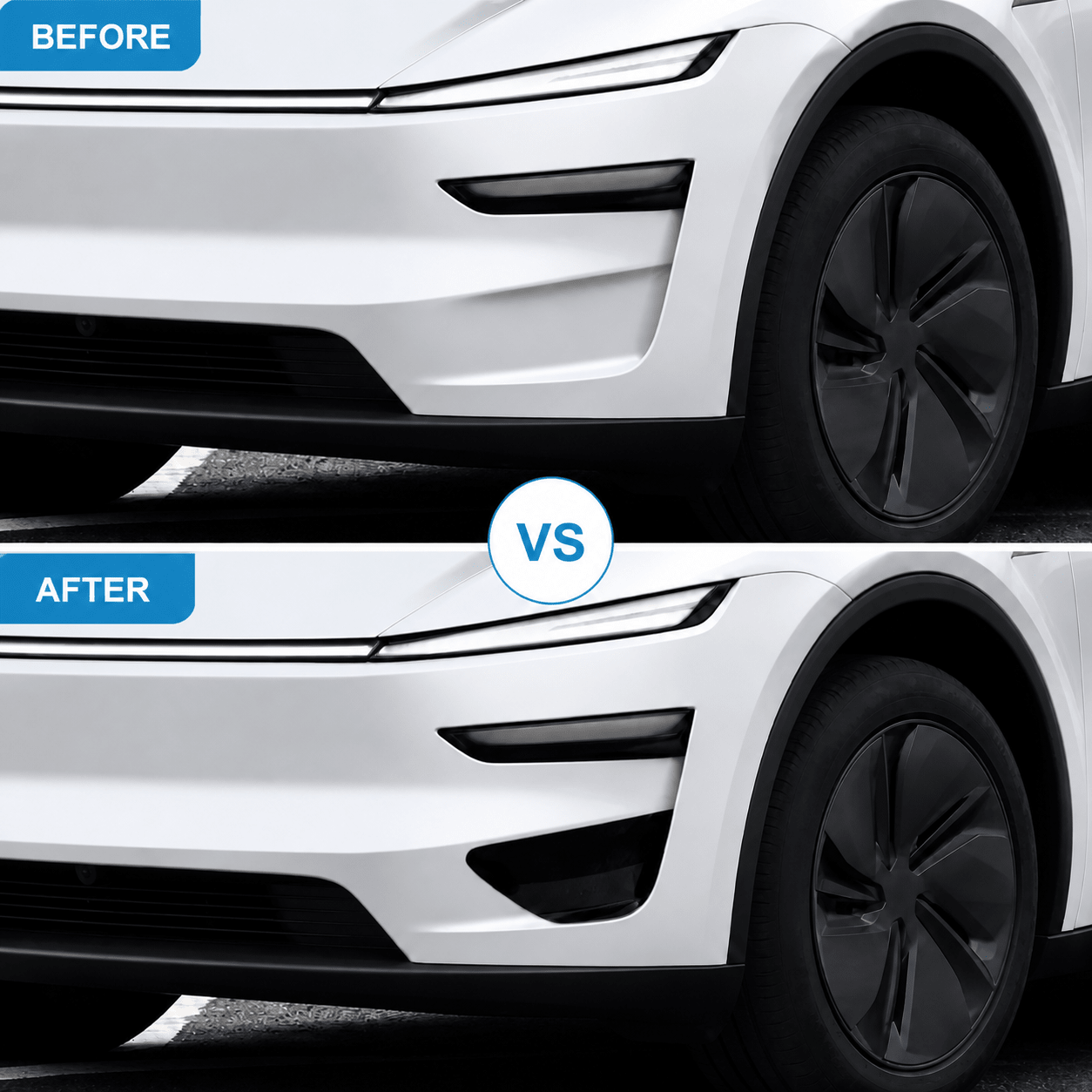 Front Bumper Fog Light Accent Trim Cover for Model Y Juniper / YL - Tesery Official Store