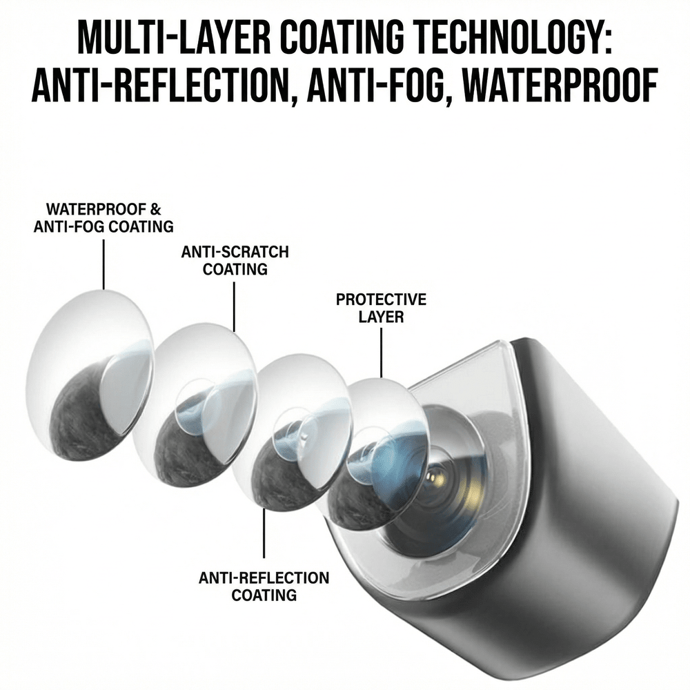 Model Y Rear Camera Protector Front & Rear Camera Lens Protective Covers for Model Y Juniper 2025.03