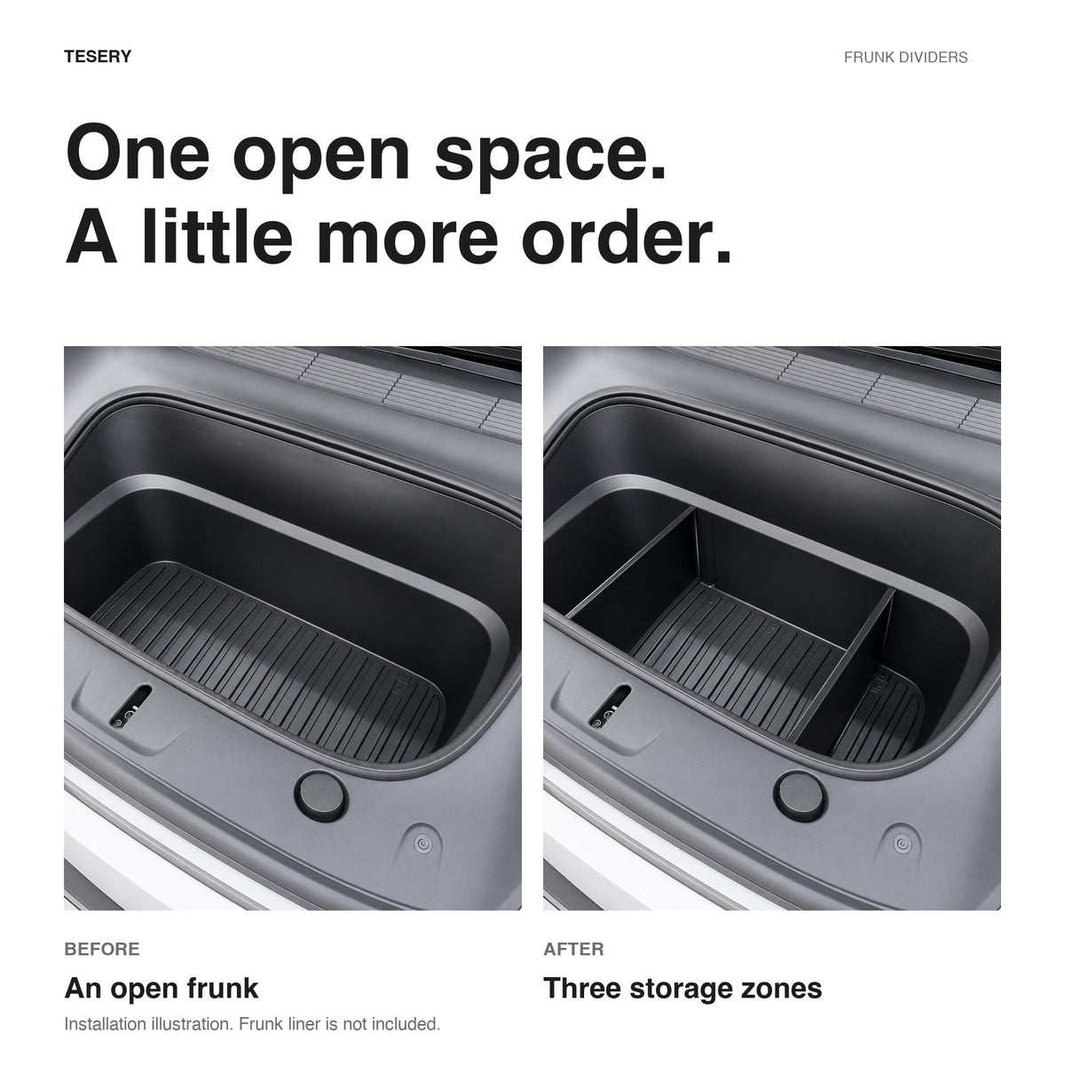 Front Trunk Partition Panel for Model Y Juniper - Tesery Official Store