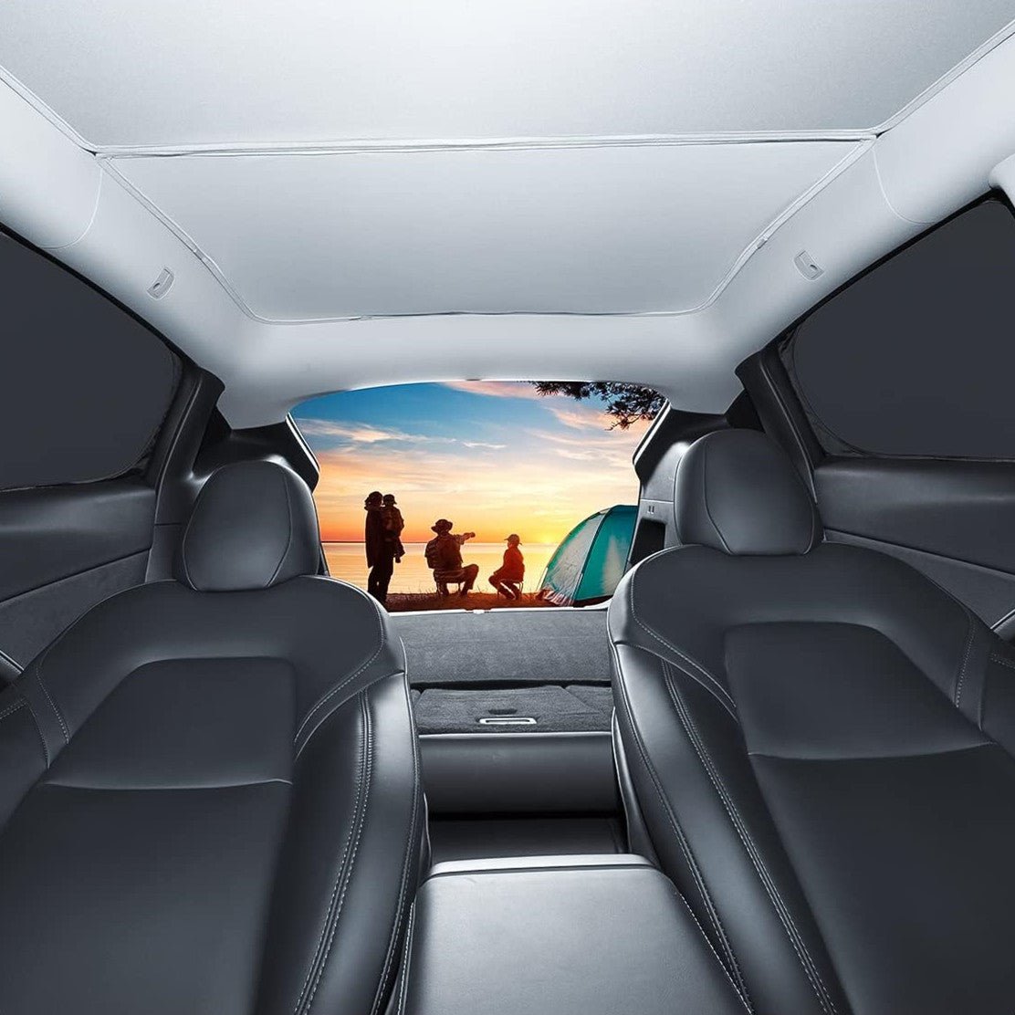 Snap Shades Custom Rear Window Sun Shade For Tesla Model Y (2020-2024) – Keep It Cool