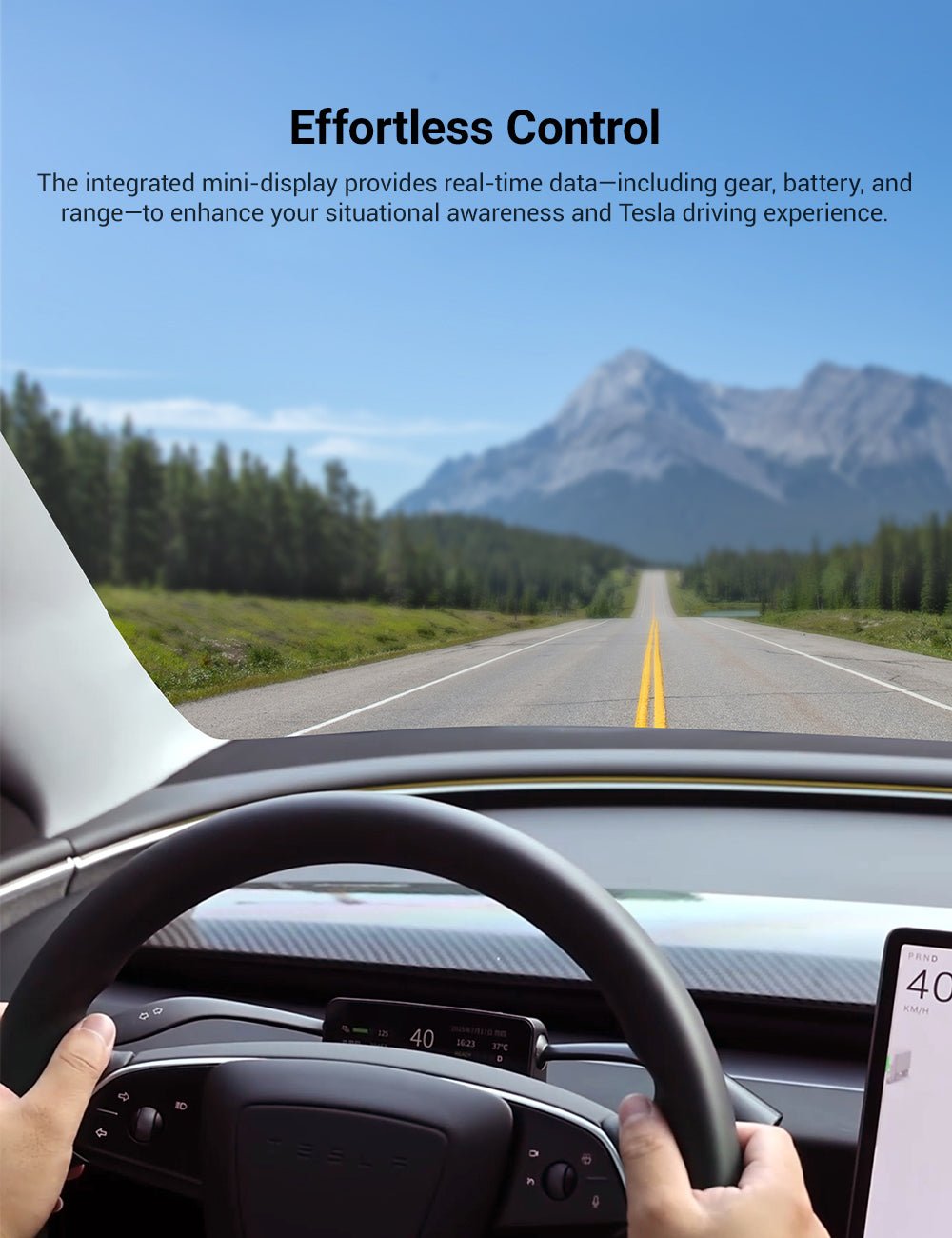 Gear Shift Stalks Heads Up Display for Model 3 Highland / Model Y Juniper - Tesery Official Store