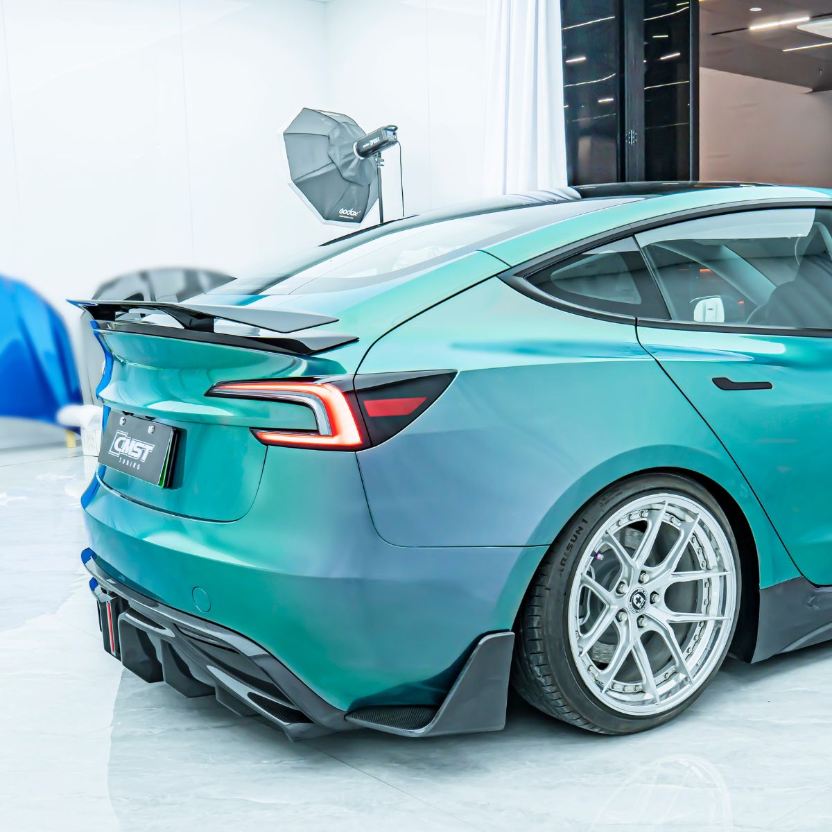 GT-Style Carbon Fiber Spoiler for 2024+ Tesla Model 3 Highland