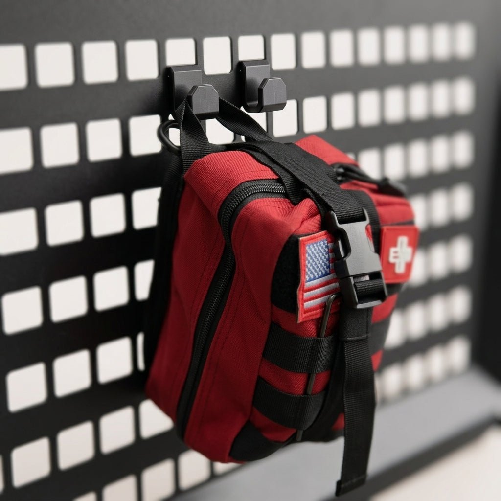 Heavy-Duty Molle Hooks for Cybertruck Vault – Cargo Divider | Tesery
