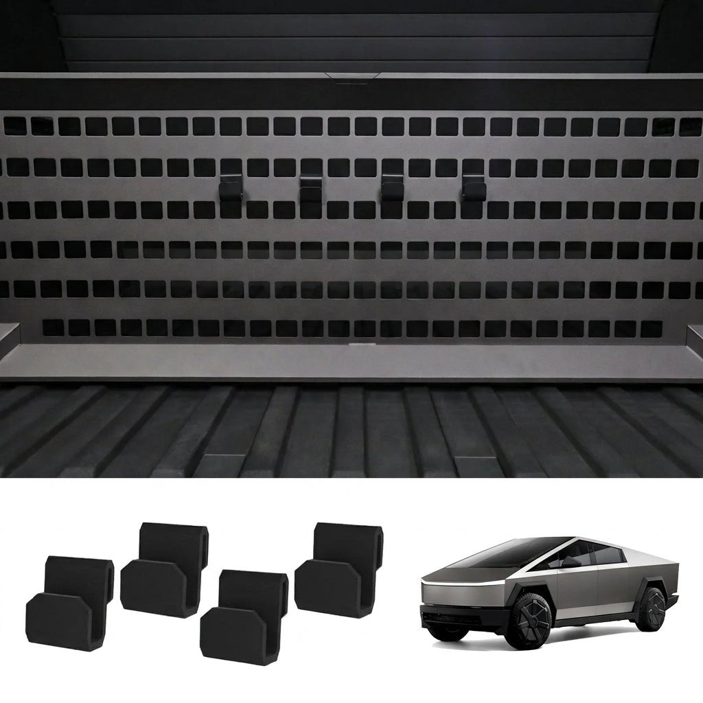 Heavy-Duty Molle Hooks for Cybertruck Vault – Cargo Divider | Tesery