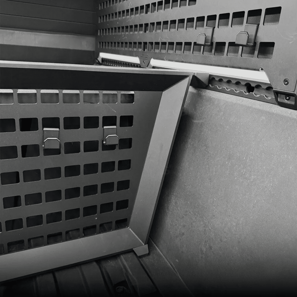 Heavy-Duty Molle Hooks for Cybertruck Vault – Cargo Divider | Tesery